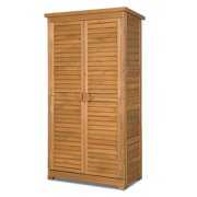 Rent to own Ktaxon 63'' Garden Storage Shed Wooden w/ Asphalt Felt Roof Slope Storage Box,Fir