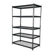 Rent to own Pachira 48"W x 24"D x 72"H 5-Shelf Steel Shelving, Black