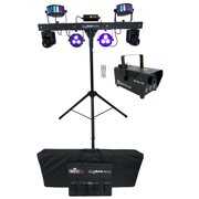 Rent to own Chauvet Gig Bar Move Moving Head Derby Wash Strobe Laser Lights+Stand+LED Fogger