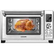 Rent to own Toaster Oven, 11-in-1 Convection ovens countertop, Rotisserie & Dehydrator, 12 inch pizza , 52 Recipes & 5 Accessories, CO125-TO, 26.4QT, Stainless steel