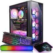Rent to own STGAubron Gaming Desktop PC Computer,Intel Core I7 3.4 GHz up to 3.9 GHz,16G RAM,512G SSD,WiFi,BT 5.0,GeForce RTX 2060 6G GDDR6,RGB Fanx6,RGB Keyboard&Mouse,RGB Mouse Pad,RGB BT Sound Bar,W10H64
