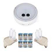 Rent to own Intex Multi-Colored Spa Light & Cup Holder 2-Pack & Type S1 Pool Filters 6 Pack
