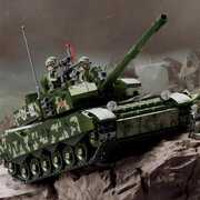 Rent to own Building Blocks Toy  Military Tank Model Type99 Main Battle Tanks Truck With Soldries Figures Toys  Bricks Assemble Kit For Kids