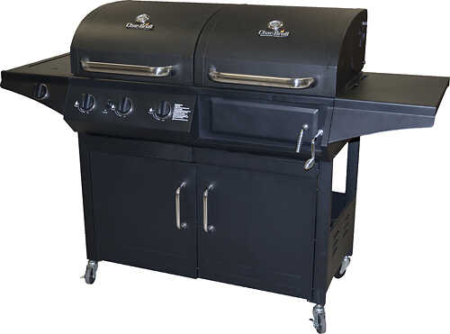 Rent to own Char-Broil - Combo Charcoal/Gas Grill - Black