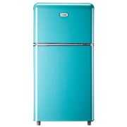 Rent to own WANAI 3.2 Cu Ft Two Door Compact Refrigerator with Freezer,Blue