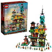 Rent to own LEGO NINJAGO NINJAGO City Gardens 71741 Building Toy Featuring 19 Minifigures (5,685 Pieces)