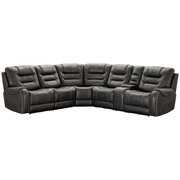 Rent to own Ashley Wasson Collection 6-Piece Power Reclining Sectional Sofa 73108-S6 - Gray