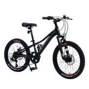 Rent to own Zukka 20 inches Kids 7 Speed Mountain Bike Aluminum Alloy Frame Bicycle for Kids Girls/Boy
