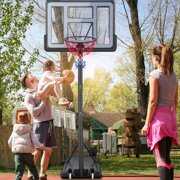 Rent to own uhomepro Basketball Hoop for Outdoor Indoor, 5-10 ft Height Adjustable Portable Basketball Hoop System with Wheels, Basketball Stand for Adults Youth Kids