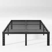 Rent to own COMASACH 14" Queen Metal Platform Bed Frame, Heavy Duty Mattress Foundation, Easy Assembly, No Box Spring Needed