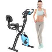 Rent to own Folding Exercise Bike; Fitness Upright and Recumbent with 10-Level Adjustable