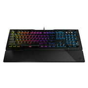 Rent to own ROCCAT Vulcan 121 AIMO Linear Mechanical Titan Switch Full-size PC Gaming Keyboard with Per-key AIMO RGB Lighting, Anodized Aluminum Top Plate and Detachable Palm Rest - Black