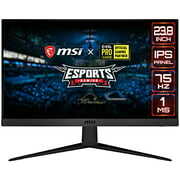 Rent to own MSI G241V E2, 24" Gaming Monitor, 1920 x 1080 (FHD), IPS, 1ms, 75Hz, FreeSync, HDMI, Displayport, Tilt