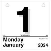 Rent to own Today Is Daily Wall Calendar Refill, 6 x 6, White Sheets, 12-Month (Jan to Dec): 2024