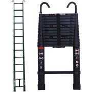 Autofather Telescoping Attic Ladder 12.5ft/3.8M Aluminum Extension Step ...