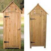 Rent to own Yucurem Fir wood Arrow Shed with Single Door Wooden Garden Shed Wooden Lockers