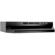 Rent to own Broan 30-Inch 2-Speed Under-Cabinet Non-Ducted Range Hood, Black
