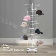 Rent to own 7 Tier Adjustable Rotating Hat Display Rack Retail Display Cap Stand