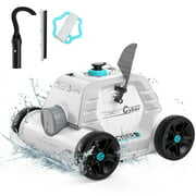 Rent to own Offuzi  Cordless Robotic Pool Vacuum Cleaner Ideal for Inground and Above Ground Pools up to 40 ft, White
