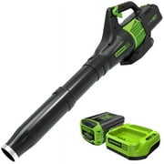 Rent to own Greenworks 60V 450 CFM Cordless Battery Leaf Blower with 2.0Ah Battery & Charger