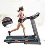 Rent to own Gasky 17'' Electric Folding Treadmill with 3 Manual Inclines, 2.5HP Powerful Motor, 15 Preset Programs and Multi-Functional Display Wide Running Machine for Home Fitness, 220 lbs