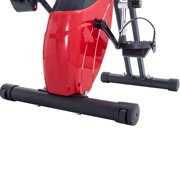 Rent to own GDFIH Folding Exercise Bike; Fitness Upright and Recumbent X-Bike with 10-Level Adjustable Resistance; Arm Bands and Backrest