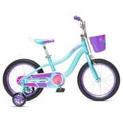 Rent to own Schwinn 16-in. Breeze Girls Kids Bike with Basket, Teal & Purple