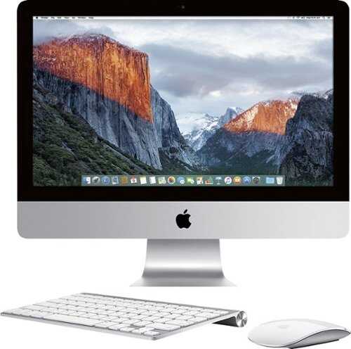 Rent to own Apple - 21.5" iMac® - Intel Core i5 (1.4GHz) - 8GB Memory - 500GB Hard Drive - Silver