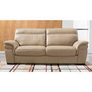 Rent to own EK020 Tan Color With Italian Leather Sofa