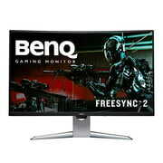 Rent to own BenQ EX3203R 32 Inch 144Hz VA Curved Computer Gaming Monitor WQHD (2560x1440) with FreeSync2, USB-C, 2x HDMI, HDR, Edge to Edge Display and Brightness Intelligence Plus Technology