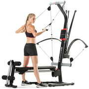 Rent to own Bowflex PR1000 Home Gym Weight Lifting Aerobic Rowing and Vertical Folding Bench