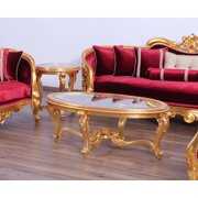 Rent to own Victorian Antique Gold Luxury BELLAGIO Coffee Table Set 2Pcs EUROPEAN FURNITURE