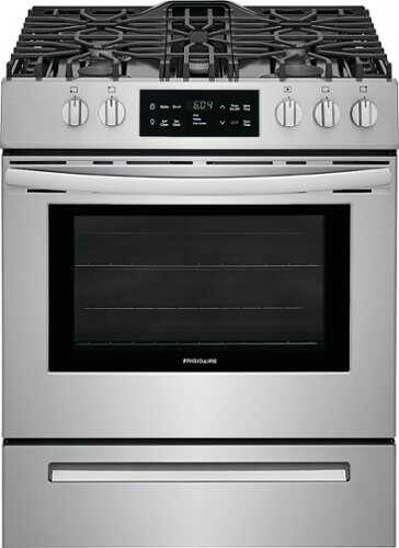 Rent to own Frigidaire - 5.0 Cu. Ft. Freestanding Gas Range with Self-Cleaning - Stainless Steel