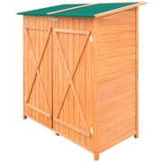 Rent to own ZAQW Wooden Shed Garden Tool Shed Storage Room Large