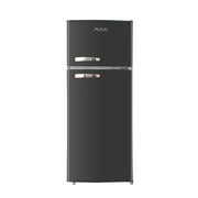 Rent to own The new 2023- 10 Cu Ft Top-Freezer Apartment-size Retro Refrigerator - Black