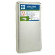 Rent to own Sealy Nature's Haven Breathable Cotton Crib Mattress, Toddler Mattress, Organic Cotton Cover