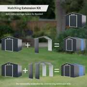 Rent to own Outdoor Storage Shed Extension Kit-Gray