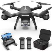 Holy Stone HS700E 4K UHD Drone with EIS Anti Shake 130FOV Camera for Adults, GPS Quadcopter with 5GHz FPV Transmission, Brushless Motor, Easy Auto Return Home, Follow Me and Outdoor Carrying Case
