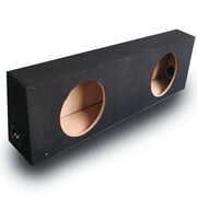 Rent to own Heavy Duty Dual Full Size 12" Subwoofer Enclosure Truck Speaker Box ALL MDF Bundle