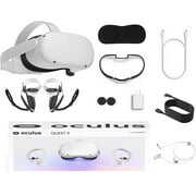 Rent to own 2022 Meta Quest 2 (Oculus) All-In-One VR Headset, Touch Controllers, 256GB SSD, 1832x1920 up to 90 Hz,3D Audio, Carrying Case, Earphone,10Ft Link Cable, Grip Cover,Knuckle & Hand Strap, Lens Cover
