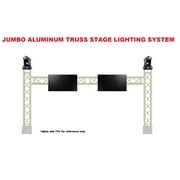 Rent to own Cedarslink Complete 15ft Square Aluminum Truss TV Mount Lighting System DJ Lights Speakers