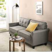 Zinus Sayan Sofa, Sand Grey Fabric