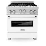 Rent to own Zline Rgs-30 Professional 30" Wide 4 Cu. Ft. Slide In / Free Standing Dual Fuel Range -