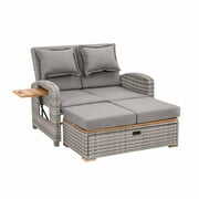 Rent to own Greemotion Bahia Tobago Modular Outdoor Chaise Chair - Dark Gray