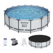 Rent To Own - Bestway Steel Pro MAX 16' x 4' Above Ground Round Pool Set w/ Accessory Kit