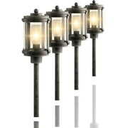 Rent to own Kichler Showscape 28307 - 2 Watt Olde Bronze Low Voltage LED Outdoor Path Light (4 Pack)