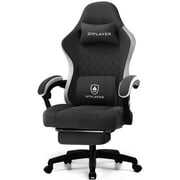 Rent to own GTPLAYER Gaming Chair with Footrest&Pocket Spring Cushion&Linkage Armrests Ergonomic Office Chair, Black