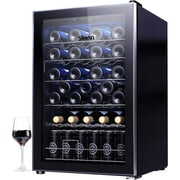 Rent to own 36 Bottle Wine Cooler Refrigerator with Adjustable temperature Digital Control Wine Fridges for Home Bar