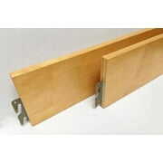Rent to own Premium Natural Finish Wooden Bed Rails - Twin/Full