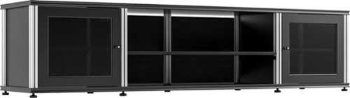 Rent to own Salamander Designs - Synergy Quad TV Stand for Flat-Panel TVs Up to 80" - Black
